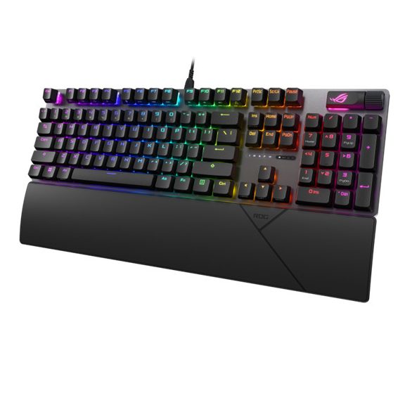 ASUS ROG Strix Scope II vezetékes billentyűzet - HU /NX SNOW linear/