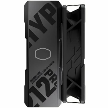 Cooler Master Hyper 212 Pro CPU léghűtő fekete színben, SickleFlow Edge 120 mm ventilátorral.