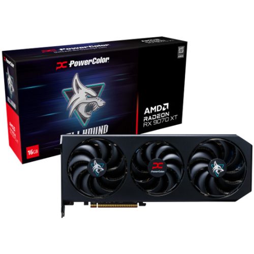 PowerColor AMD RX 9070 XT Hellbound 16GB GDDR6 - RX9070XT 16G-L/OC