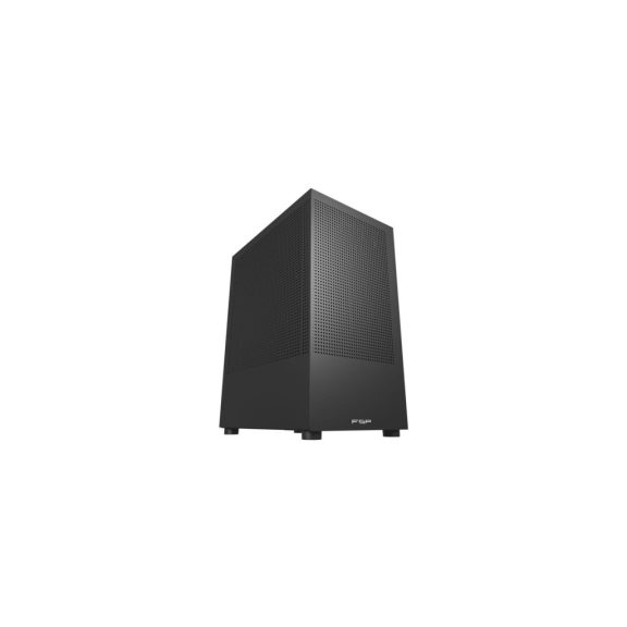 FSP S110 fekete mATX számítógépház mesh előlappal és USB3.0 porttal.  