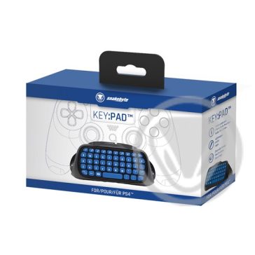   Snakebyte PS4 KeyPad - billentyűzet PlayStation 4 kontrollerekhez - fekete/kék