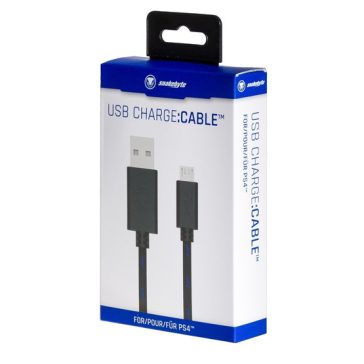   Snakebyte PS4 USB Charge Cable - 3m hosszú fonott töltőkábel 