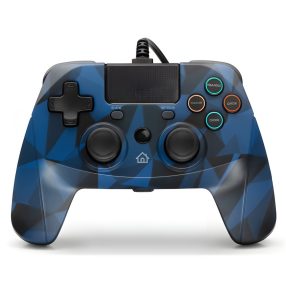  Snakebyte Game:Pad 4 S vezetékes kontroller, PS4, kék terepmintás