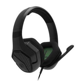 Snakebyte Headset Base X fekete Xbox fejhallgató 50 mm-es hangszóróval és puha szövet fülpárnákkal.