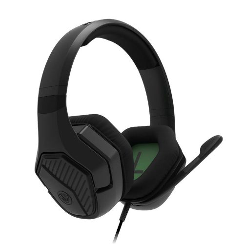 Snakebyte Headset Base X fekete Xbox fejhallgató 50 mm-es hangszóróval és puha szövet fülpárnákkal.