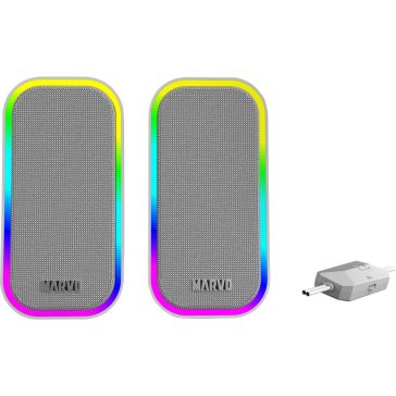   Marvo Havoc20 vezetékes hangszóró, RGB világítás, szürke - SG-285 GY