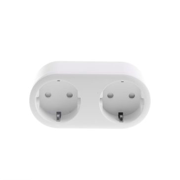 Denver SHP-200MK2 2 az 1-ben okoskonnektor Wi-Fi-vel, energiafigyeléssel, Tuya kompatibilitással