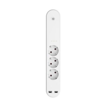 Denver SHP-310U okos Wi-Fi elosztó 3 aljzattal és 2 USB porttal