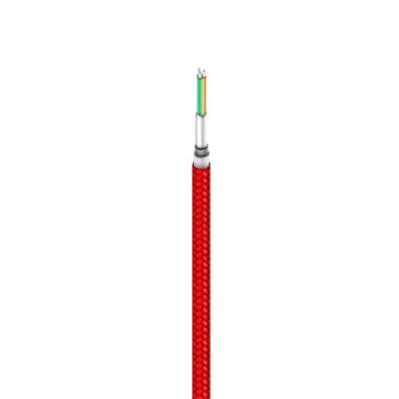   Xiaomi Mi Braided USB Type-C kábel 1 m, piros/fekete - SJV4110GL