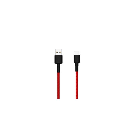 Xiaomi Mi Braided USB Type-C kábel 1 m, piros/fekete - SJV4110GL