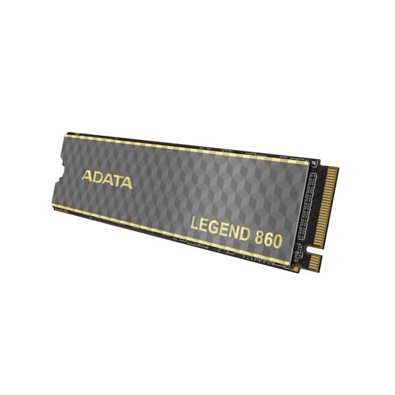 ADATA LEGEND 860 SSD, 1TB, PCIe Gen4 x4, M.2 2280, fekete