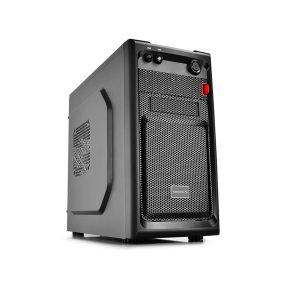   Deepcool Smarter microATX minitorony számítógépház, kompakt kialakítás, fekete