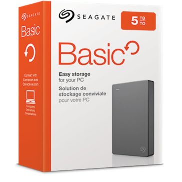 Seagate 2,5" 5TB külső merevlemez - Szürke