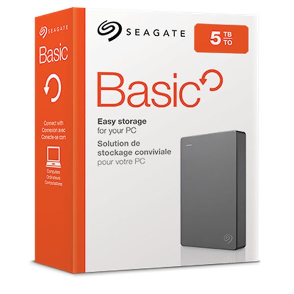 Seagate 2,5" 5TB külső merevlemez - Szürke