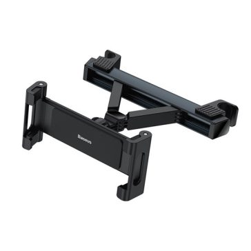   Baseus JoyRide Pro fejtámlára rögzithető autós telefon és tablettartó, fekete