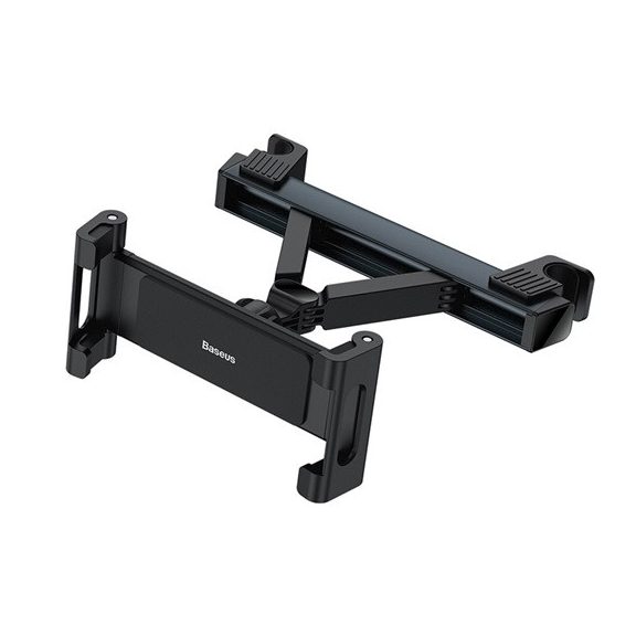 Baseus JoyRide Pro fejtámlára rögzithető autós telefon és tablettartó, fekete