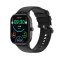 Denver SWC-187B fekete Bluetooth okosóra 2.04 hüvelykes AMOLED kijelzővel és egészségfigyelő funkciókkal