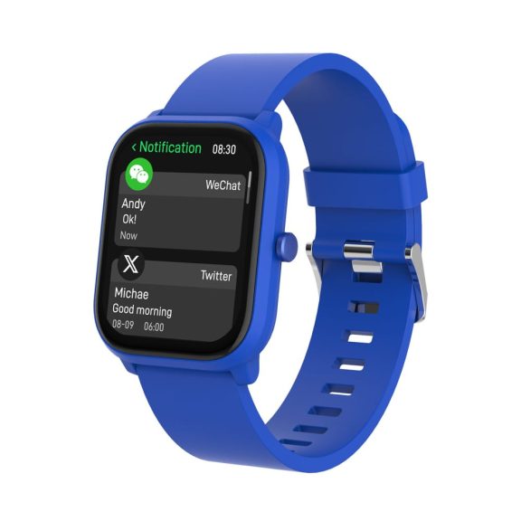 Denver SWK-120BU okosóra gyerekeknek, Bluetooth hívás és pulzusmérő funkcióval, kék
