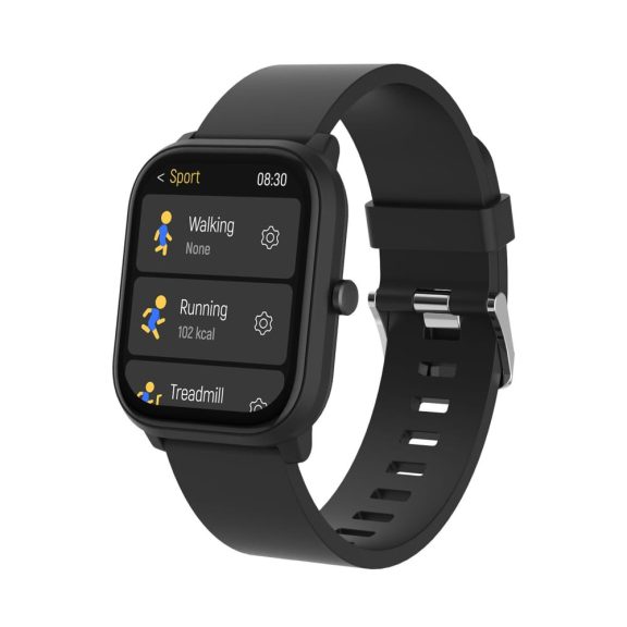 Denver SWK-120BK gyerek okosóra, Bluetooth hívás és pulzusmérő funkcióval, fekete színben