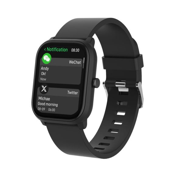 Denver SWK-120BK gyerek okosóra, Bluetooth hívás és pulzusmérő funkcióval, fekete színben