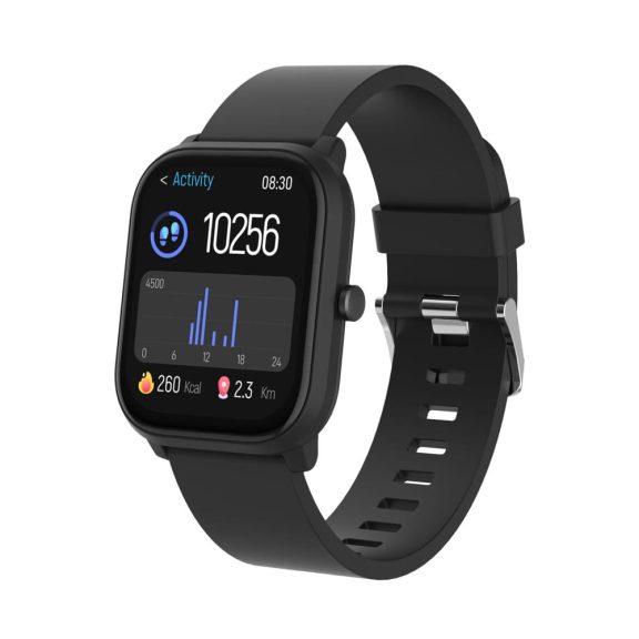 Denver SWK-120BK gyerek okosóra, Bluetooth hívás és pulzusmérő funkcióval, fekete színben
