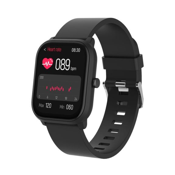Denver SWK-120BK gyerek okosóra, Bluetooth hívás és pulzusmérő funkcióval, fekete színben