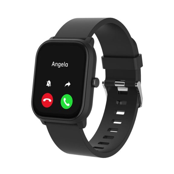 Denver SWK-120BK gyerek okosóra, Bluetooth hívás és pulzusmérő funkcióval, fekete színben