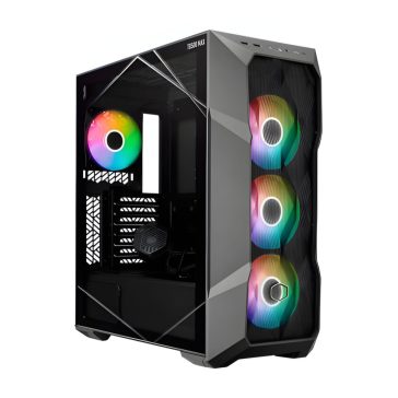 Cooler Master TD500 MAX Mid Tower ház előtelepített 360 mm AIO-val és 850W táppal