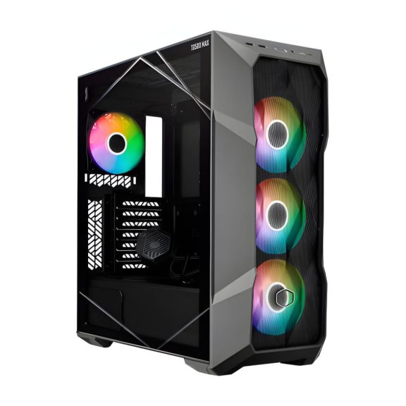 Cooler Master TD500 MAX Mid Tower ház előtelepített 360 mm AIO-val és 850W táppal