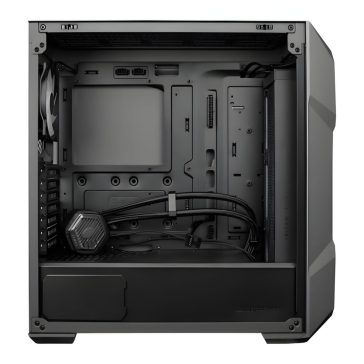 Cooler Master TD500 MAX Mid Tower ház előtelepített 360 mm AIO-val és 850W táppal
