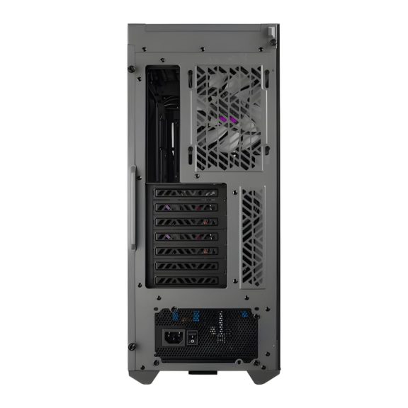 Cooler Master TD500 MAX Mid Tower ház előtelepített 360 mm AIO-val és 850W táppal