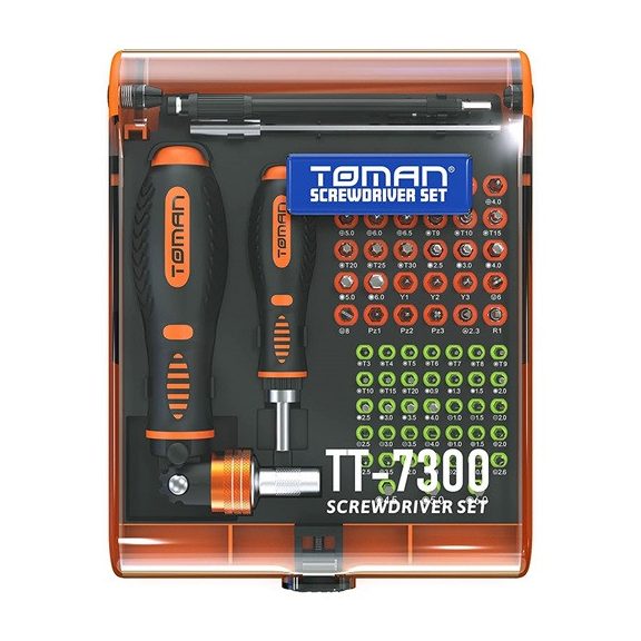 Toman TT-7300 73 db-os Professzionális Bitkészlet