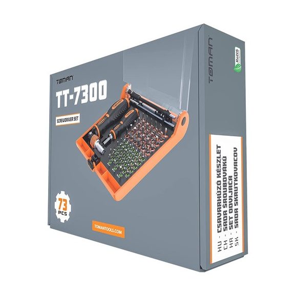 Toman TT-7300 73 db-os Professzionális Bitkészlet