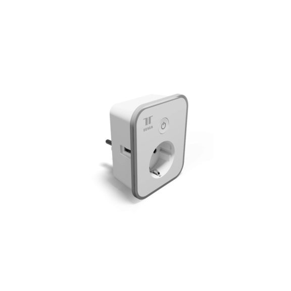 TESLA okos konnektor 2 USB kimenettel és Wi-Fi vezérléssel