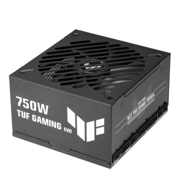   ASUS TUF Gaming 750W Gold EVO tápegység, 80 PLUS Gold, teljesen moduláris, ATX 3.1, fekete