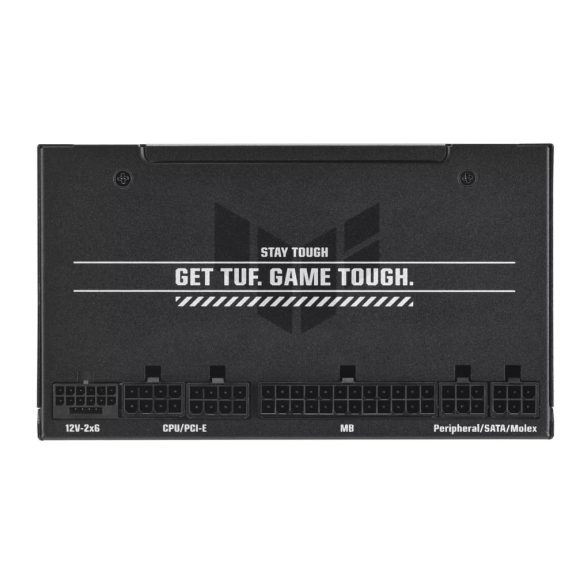 ASUS TUF Gaming 750W Gold EVO tápegység, 80 PLUS Gold, teljesen moduláris, ATX 3.1, fekete