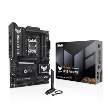   ASUS TUF GAMING B850-PLUS WIFI alaplap, AM5, Wi-Fi 7, PCIe 5.0, ATX