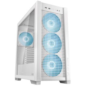   Asus TUF Gaming GT302 ARGB ATX miditorony számítógépház, edzett üveg, fehér