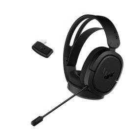 Asus TUF Gaming H1 Wireless vezeték nélküli gamer fejhallgató fekete színben