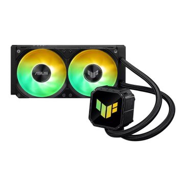   Asus TUF Gaming LC III 240 ARGB folyadékhűtés, integrált ARGB ventilátorok, fekete