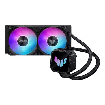   Asus TUF Gaming LC III 240 ARGB folyadékhűtés, integrált ARGB ventilátorok, fekete
