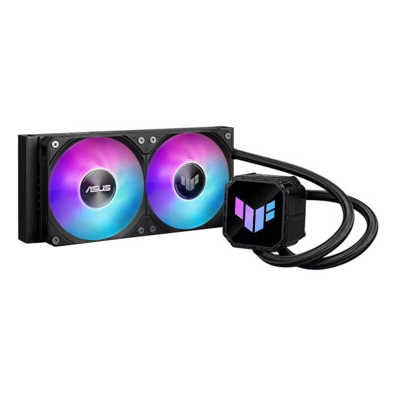 Asus TUF Gaming LC III 240 ARGB folyadékhűtés, integrált ARGB ventilátorok, fekete