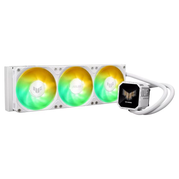 Asus TUF Gaming LC III 360 ARGB LCD White Edition CPU vízhűtés, 2.8" IPS kijelző, fehér