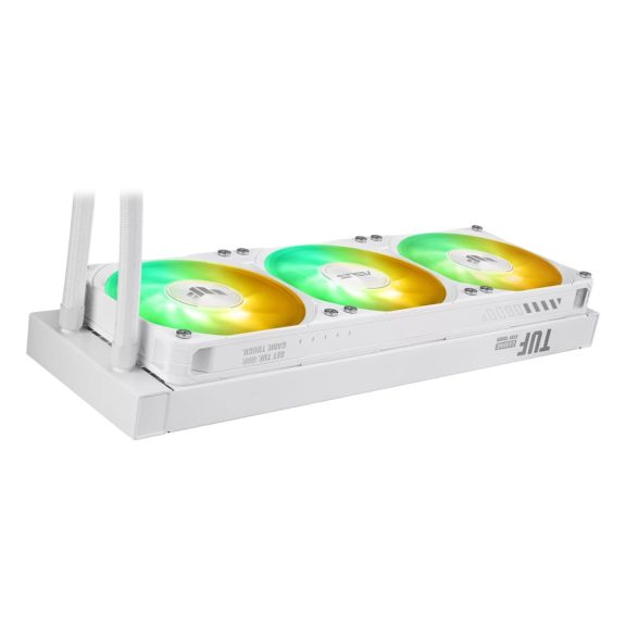 Asus TUF Gaming LC III 360 ARGB LCD White Edition CPU vízhűtés, 2.8" IPS kijelző, fehér
