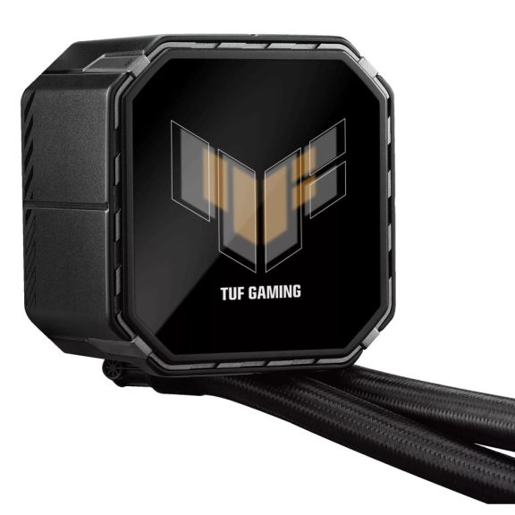 Asus TUF Gaming LC III 360 ARGB LCD CPU vízhűtés, 2.8" IPS kijelző, fekete