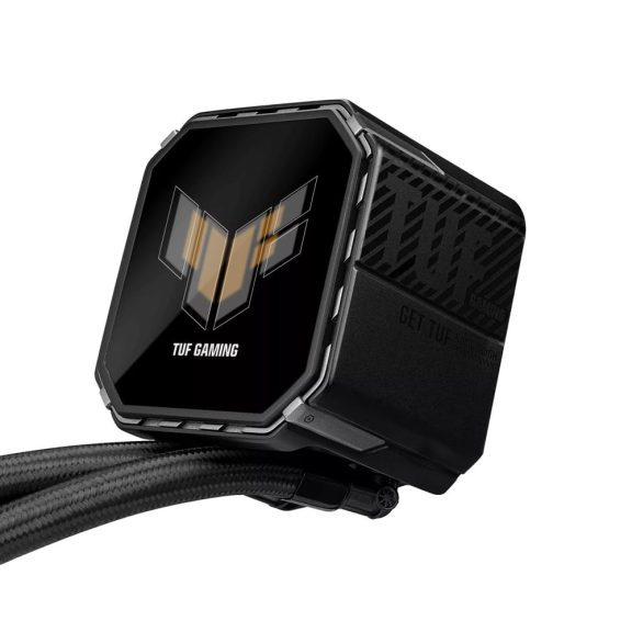 Asus TUF Gaming LC III 360 ARGB LCD CPU vízhűtés, 2.8" IPS kijelző, fekete