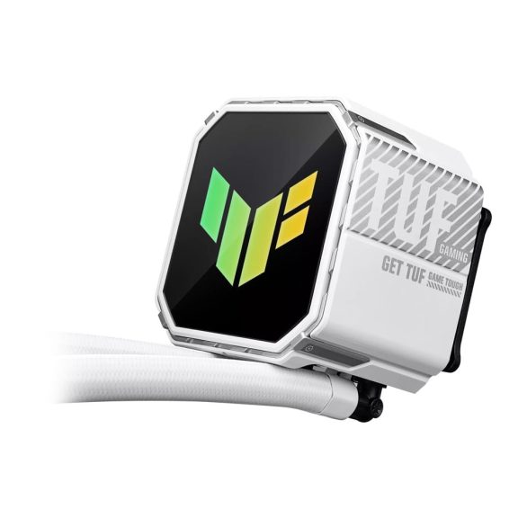 Asus TUF Gaming LC III 360 ARGB White Edition vízhűtés három fehér ARGB ventilátorral