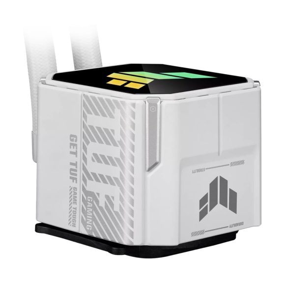 Asus TUF Gaming LC III 360 ARGB White Edition vízhűtés három fehér ARGB ventilátorral