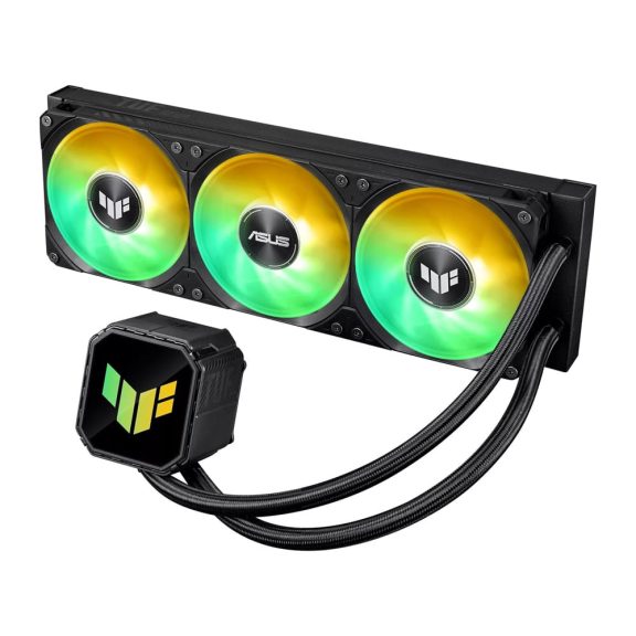 Asus TUF Gaming LC III 360 ARGB fekete vízhűtés három ARGB ventilátorral
