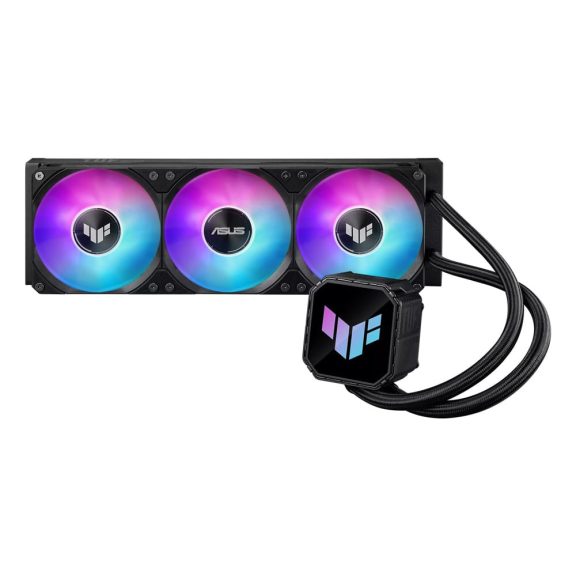 Asus TUF Gaming LC III 360 ARGB fekete vízhűtés három ARGB ventilátorral
